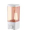 Zhengda Dispensador de Gel Antibacterial para Pared, Botella Sub-dispensadora de Champú y Gel de Ducha, Dispensador de Líquido para Lavar Platos con Bomba de Presión, Dispensador de Jabón de Pared