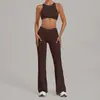 Traje Deportivo de Yoga Personalizado para Correr al Aire Libre y Fitness, Ropa de Yoga Moldeadora de Abdomen y Levantadora de Glúteos para Mujer 1081+9089