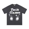 Bpm Transfronterizo Planeta Roto Estilo Americano Marca de Moda Tendencia Pareja Digital Camiseta Unisex de Manga Corta Holgada Moda de Verano Transfronteriza