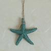 Decoraciones Navideñas Estilo Mediterráneo Mini Redes de Pesca Accesorios Estrella de Mar Peces Pequeños Ancla Salvavidas Colgante Pequeño