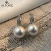 Aitong Diseño de Joyería, Lujo Accesible y Pendientes de Gama Alta, Elegantes y Brillantes, Pendientes de Fragancia Pequeños, Pendientes de Borla con Perlas