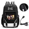Mochila periférica de anime popular, mochila de gran capacidad, mochila escolar para estudiantes de primaria y secundaria, mochila para computadora para hombres y mujeres, bolsa de viaje