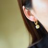 Pendientes de jade hetiano de plata 925 con forma de huevo, estilo nacional chino, HTYE0061