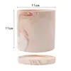 Vaso de cerâmica simples para queimar flor de cerâmica ins simples grande suculenta rabanete verde phalaenopsis criativo personalizado vaso recipiente com prato