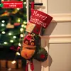 Decoración Navideña Nueva 2025 Muñeco Sin Rostro Colgante de Calcetín Navideño Bolsa de Regalo Navideño de Papá Noel para Niños