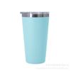 Suministro directo de fábrica, nuevo termo de acero inoxidable 304 de 16 oz para café, taza de cerveza de doble capa al vacío, personalizable.