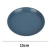 Louça de Palha de Trigo 15cm Prato para Ossos Sala de Estar Doméstica Mesa de Centro Redondo Prato para Petiscos Frutas Cozinha Prato de Plástico