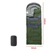Saco de dormir transfronteiriço, saco de dormir com capuz estilo envelope, saco de dormir para acampamento ao ar livre, cochilo no escritório, saco de dormir à prova d'água e à prova de sujeira para acampamento
