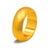 Anillo de chorro de arena de oro antiguo latón chapado en oro anillo de dedo cerrado moda temperamento joyería dominante para hombres y mujeres