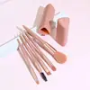 Set de 5 Brochas de Maquillaje Portátiles, Brocha para Rubor, Sombra de Ojos, Contorno, Herramientas de Belleza al por Mayor