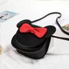 Bolsa Transversal Infantil, Estilo Coreano Tendência Fofa Desenho Animado Laço Estilosa Porta-Moedas de Bebê Mini Bolsa de Princesa para Menina