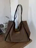 Bolso de Hombro de Lona Retro con Estampado de Leopardo para Otoño e Invierno, Bolso Tote de Gran Capacidad, Bolso de Moda para el Trabajo, Bolso para Estudiante Universitario