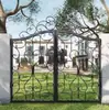Portão de Pátio, Porta de Quintal, Portão de Ferro Forjado, Portão de Grade, Porta Antifurto, Portão de Vila, Pequeno Portão de Ferro Rural, Mai Taibao