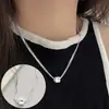 Collar de Perro Salchicha Dulce y Genial para Mujer, Sencillo y a la Moda, Estilo Coreano Versátil, Cadena Única para Clavícula, Estilo Ins, Cadena Ligera de Lujo para el Cuello