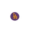 [MLB] Los Ángeles dodge zapato flor de equipo zapato flor hebilla de zapato agujero zapatos decoración Hebilla de zapato de caucho suave PVC
