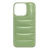 Adecuado para funda de teléfono Apple 14, funda de cuero para iPhone 13 Pro Max, funda protectora rellena de algodón, estilo Chanel, anticaída y antideslizante