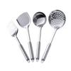 Espátula de Aço Inoxidável Espessada Conjunto Doméstico Colher de Sopa Espátula Resistente a Alta Temperatura Escorredor Cozinha Exterior Dropshipping Hotel