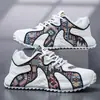 Zapatos Europeos para Hombre, Tenis con Estampado Novedoso de Primavera, Zapatos de Padre Gruesos para Aumentar la Altura, Deportivos Casuales de Primavera y Verano