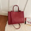 Bolsa tote grande de capacidade, simples e retrô, para mulheres, nova coleção outono 2026, bolsa de ombro casual e elegante, adequada para escola e trabalho