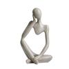 [Oferta especial] Adornos de personajes abstractos supergrandes de 31 cm para el hogar, sala de exposiciones, joyería, sala de estar, manualidades para pensadores.
