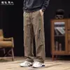 Pantalones Cargo para Hombre, Frescos y Modernos, Corte Recto Holgado, Multibolsillos, Pantalones Casuales para Exteriores, Tallas Grandes, Versátiles