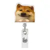 Insignia de Gato con Emoticono Insignia de Identificación de Animal Retráctil Carrete Acrílico Insignia de Perro Retráctil Nuevo Estilo Médico