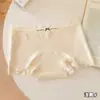 Cueca Boxer Feminina Simples 2026 Nova Antibacteriana 10A com Reforço Estendido de Algodão Puro, Confortável e Respirável para Jovens