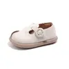 Sapatos de Couro Infantis Coreanos para Meninas 2025 Outono Novo Sapatos de Princesa para Bebês Meninas Sapatos Versáteis da Moda com Solado Macio para Crianças Pequenas