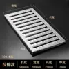Rejilla Gruesa de Acero Inoxidable 304 para Drenaje de Agua de Lluvia Tapa de Alcantarilla Tapa de Alcantarilla de Cocina Tapa de Alcantarilla de Comedor