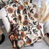 Versión Coreana de Dandelion 2025 Otoño e Invierno Nuevo Bufanda de Imitación Cachemir Protector de Cuello Espeso de Doble Cara para Mujer Chal para Aire Acondicionado