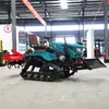 Motocultivadores de Oruga, Zanjadoras Manuales de Cadena Simple y Doble, Cultivo de Suelo y Formación de Surcos, Máquina Multiusos