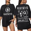 Camiseta Gráfica Kpop Katseye Beautiful Chaos Moda Unissex Gola Redonda Manga Curta Camiseta Casual Estilo de Rua