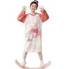 Pijamas para Niños Otoño e Invierno Franela Camisón para Niñas Dulce y Lindo Dibujos Animados Casual Cálido Pequeño, Mediano y Grande Camisón para Niños