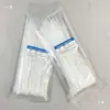 Abraçadeiras de nylon 2* especificação abraçadeiras plásticas para cabos tiras de amarração de nylon pacote com 100 fabricante