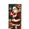 2026 Nuevas Cortinas Decorativas Navideñas Transfronterizas para Puerta Telón de Fondo para Festivales al Aire Libre Suministros de Decoración para Eventos Venta al por Mayor Personalizada