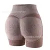 Pantalones Cortos de Yoga Moldeadores Transpirables de Alta Elasticidad con Control de Abdomen y Levantamiento de Glúteos tipo Durazno, Cintura Alta, Ropa Interior Deportiva Moldeadora para Mujer, de Cruce de Fronteras Europeo y Americano