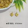 Color preservante oro antiguo incrustado circón calabaza un cubo de oro colgante pulsera de perlas artificiales accesorios colgantes para collar diy