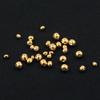 US 14K pacote de ouro novo corte brilhante contas de ouro contas de ouro DIY contas frisadas contas de cristal acessórios de jóias