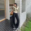 Pantalones de Campana Sueltos Retro Americanos Nuevos Otoño/Invierno 2026 Versátiles Caídos Cintura Ajustable Jeans para Mujer