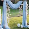 Arco Casamento Gaze Tecido Tule Antirrugas Adereços para Fotos Layout Casamento ao Ar Livre Gramado Ins Cortina Transfronteiriça