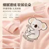 Nuevo conjunto de ropa interior infantil de comercio exterior, pijama de forro polar otoño/invierno para niñas, ropa de otoño para bebé, ropa de estar de manga larga