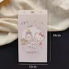 10x 18 gato de dibujos animados tarjeta trasera cadena para teléfono móvil llavero colgante trasero de tarjeta bolsa de embalaje de cartón tarjeta de embalaje decoración