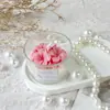 Taza de Regalo para el Día de la Madre Huevo de Cera Flor Vela de Aromaterapia Vela DIY Adornos para el Hogar Vela con Forma de Flor Artificial
