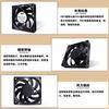 Yida DC7015 silencioso 12v aceite 5v ventilador industrial para chasis 7CM Raspberry Pi ventilador de refrigeración DC 24V