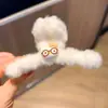 Hobby Óculos Fofos Gato Pelúcia Presilha de Garra Simples Tubarão Presilha de Nuca Doce Presilha Acessórios de Cabelo