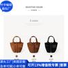 Bolsa de Viaje de Nylon RPET Estilo Coreano Bolsa Plegable de Nylon tipo Cesta de Verduras Bolsa de Axila RPET de Nicho Fábrica de Personalización