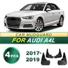 Adequado para 2017-2019 Audi A4L Audi Carro Anti-Splash Borracha Macia Para-lama Para-barro Modificação
