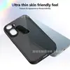 Funda de teléfono negra adecuada para Xiaomi POCO C85x C71 C61 4G 5G, cubierta protectora mate anticaídas