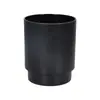 Vaso de Flor de Plástico Cilíndrico Reto em Forma de Degrau Simples, Vaso de Flor de Cerâmica de Imitação, Vaso de Flor para Exterior, Recipiente Composto para Suculentas de Mesa, Suculenta