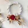 Cuerda de inyección de plomo de agua decoración lunar de enero guirnalda de Navidad decoración de Año Nuevo anillo de puerta colgante para coche bolsa de material DIY